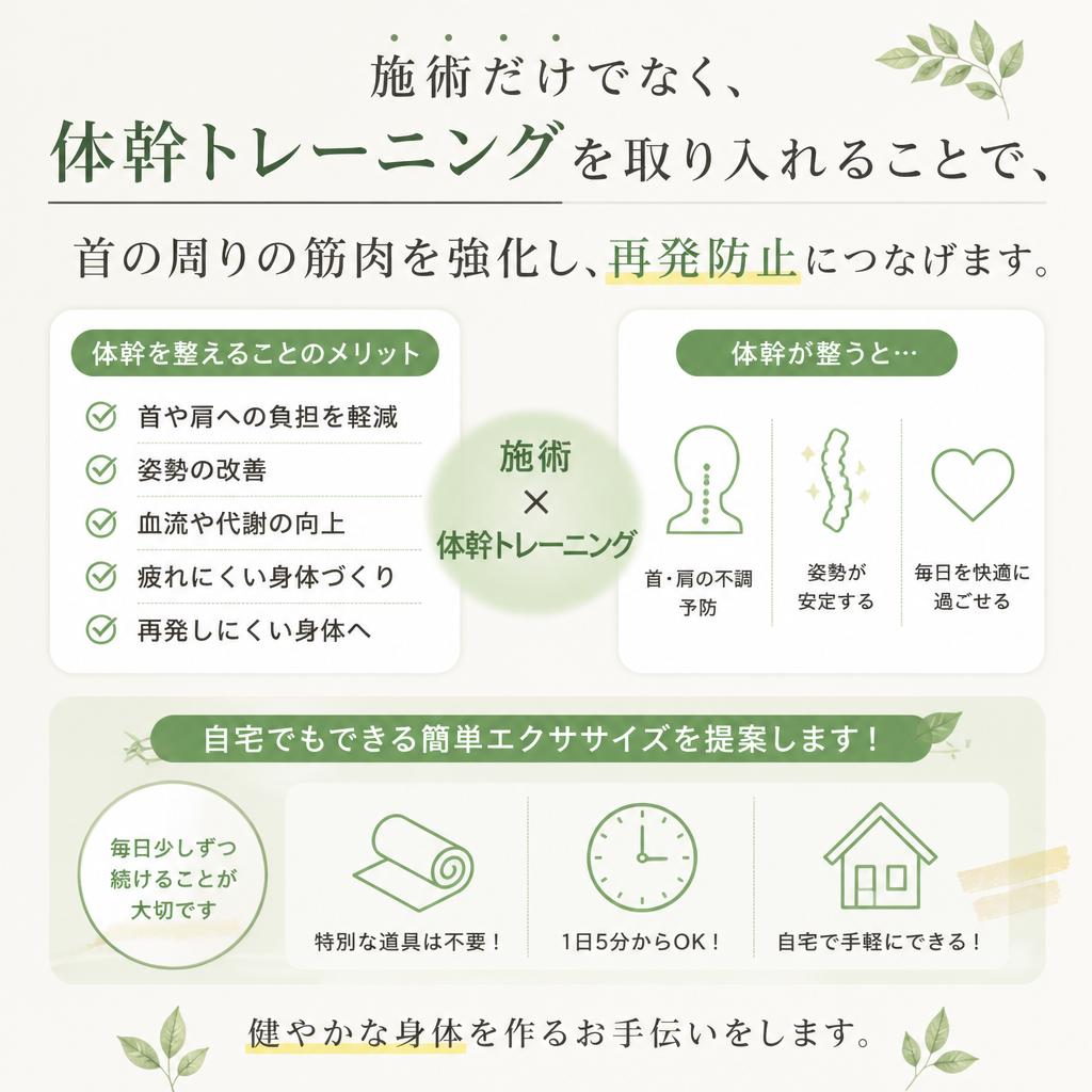 体幹トレーニングでさらに強化