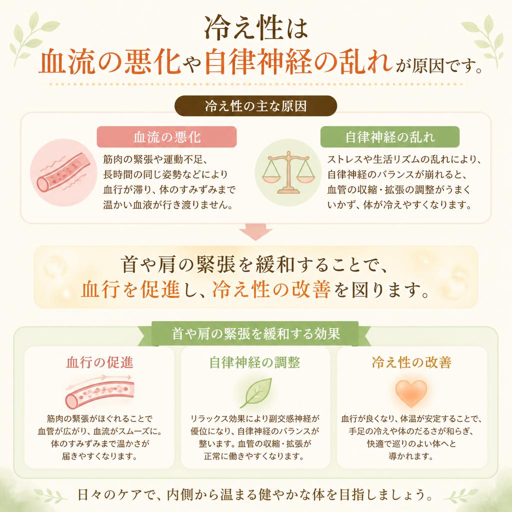冷え性改善へのアプローチ