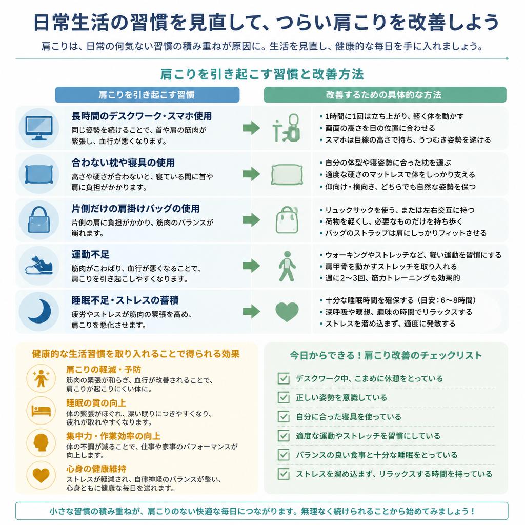 生活習慣の改善法